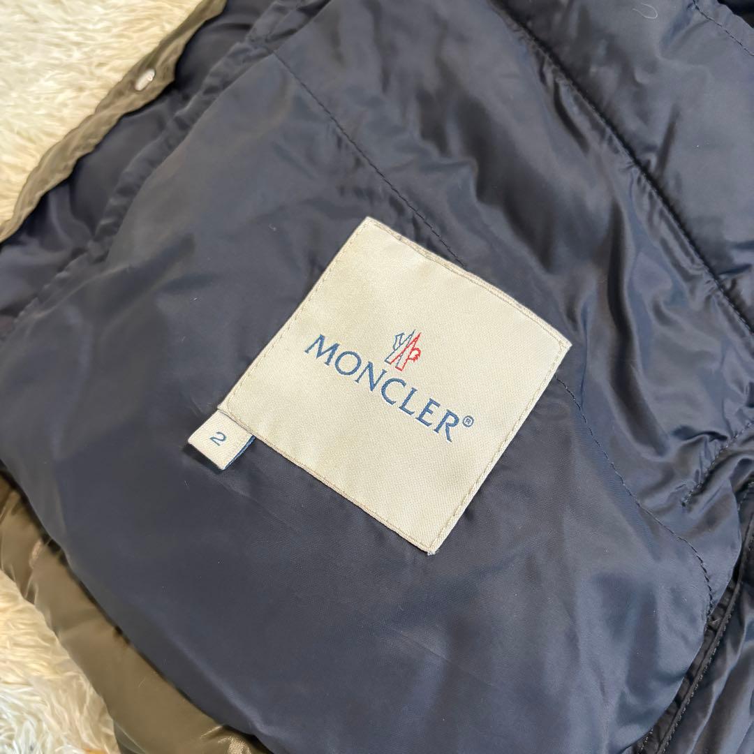 美品✨MONCLER モンクレール　K2 フードダウンジャケット　カーキ　02