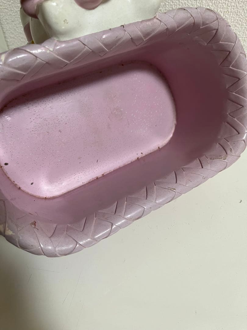 ハローキティ　サンリオ　ガーデンポット　植木鉢　陶器