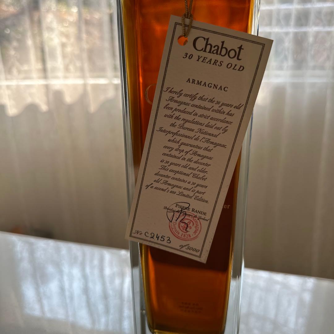 ウイスキー Chabot 30 years old