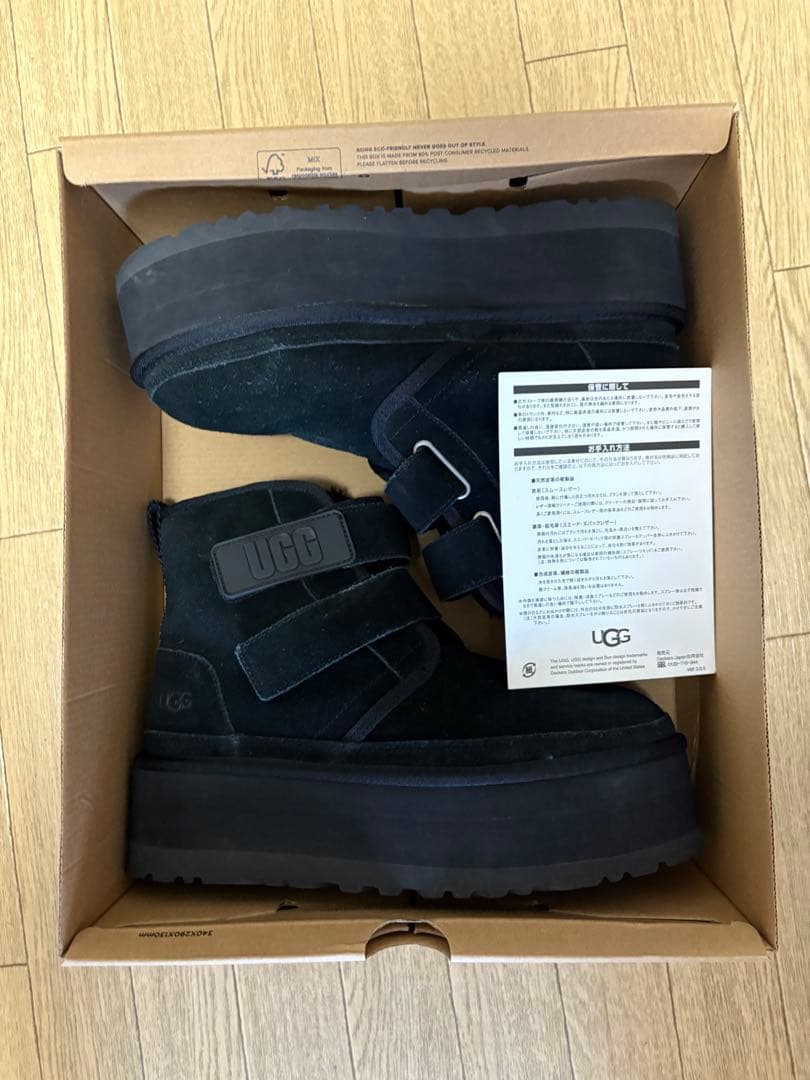 UGG W NEUMEL PLATFORM ブラック 25cm
