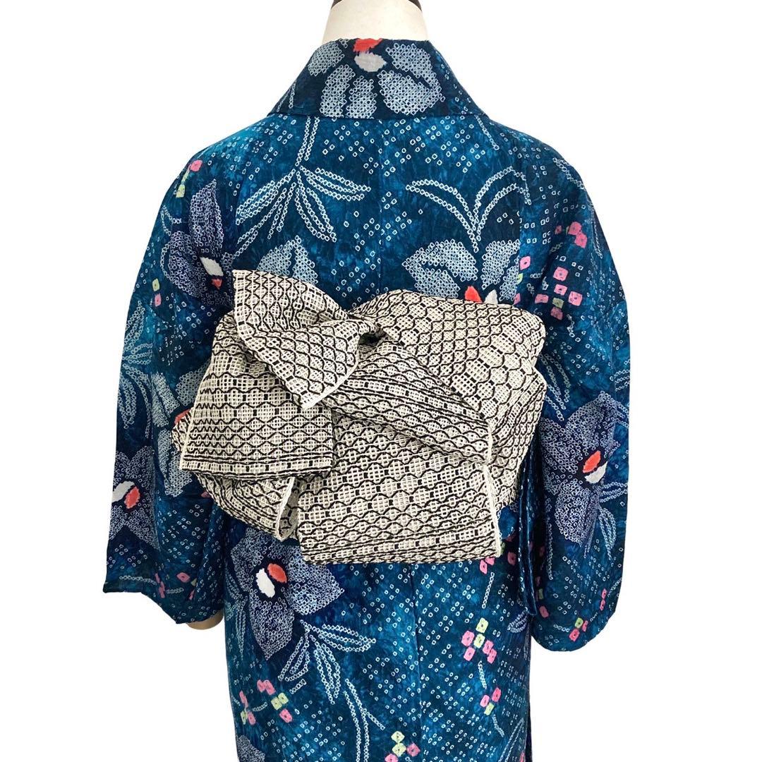 ™️20 ★ピョコです★有松絞り　未使用品　絞り染め　絞り浴衣　浴衣