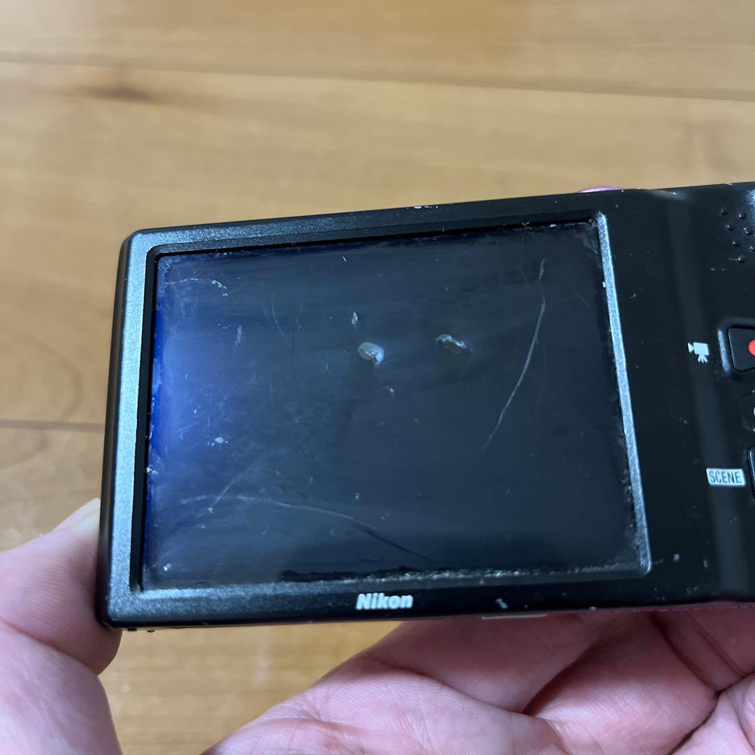 Nikon デジカメ クールピクスs6100 パープル色本体 ジャンク品
