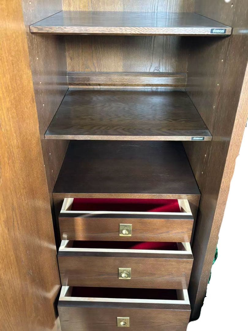 極美品モーガントンシリーズカリモク　Domani アンティーク　洋服クローゼット