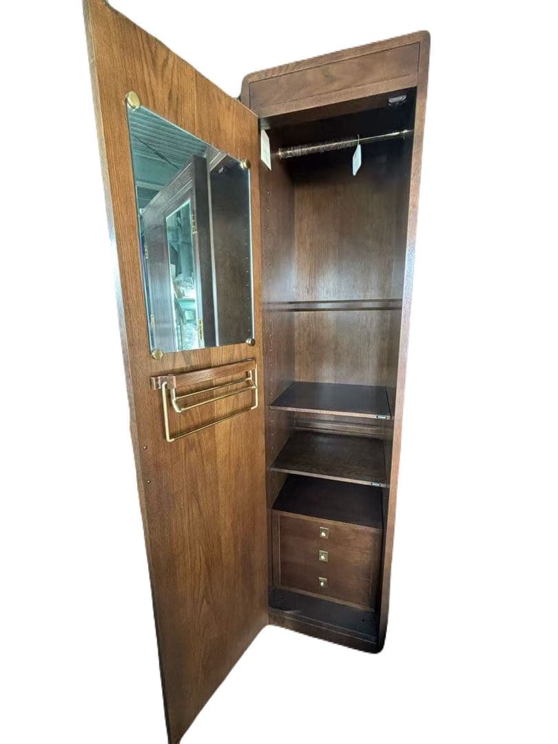 極美品モーガントンシリーズカリモク　Domani アンティーク　洋服クローゼット