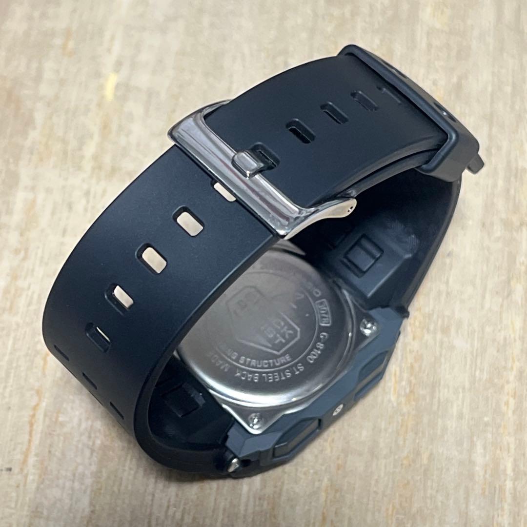 【極美品】G-SHOCK G-8100 マットブラック デュアルイルミネーター
