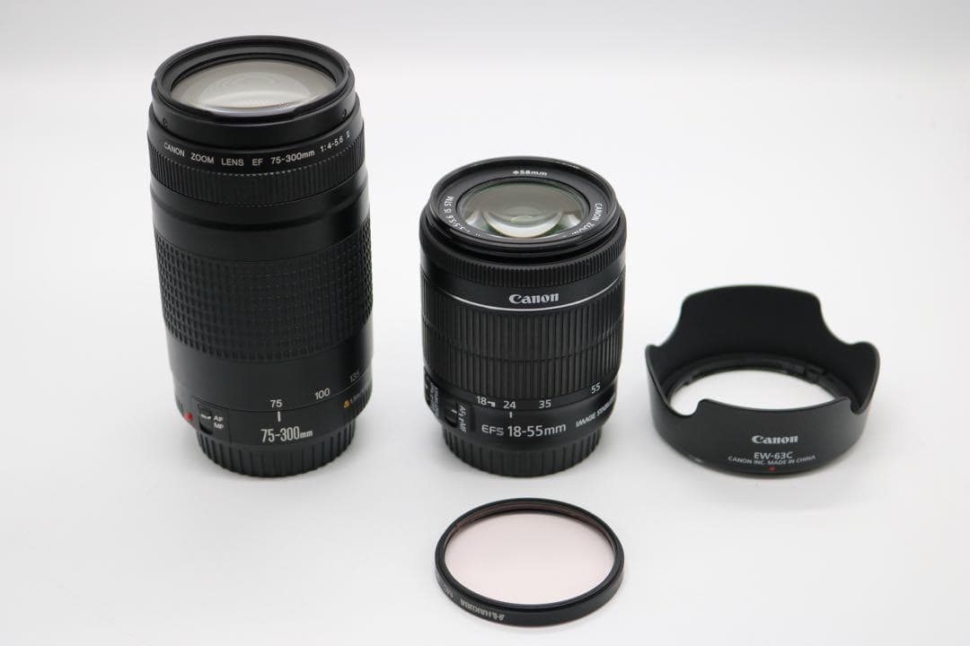 超美品 【Canon EOS Kiss X8i ダブルレンズ】 Wi-Fi搭載