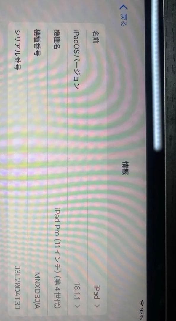 iPadPro 11インチ 第4世代