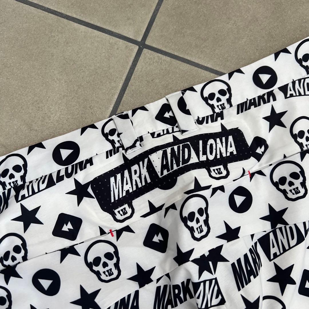 MARK&LONA マークアンドロナ　ショートパンツ　ズボン　メンズ　総柄　ロゴ