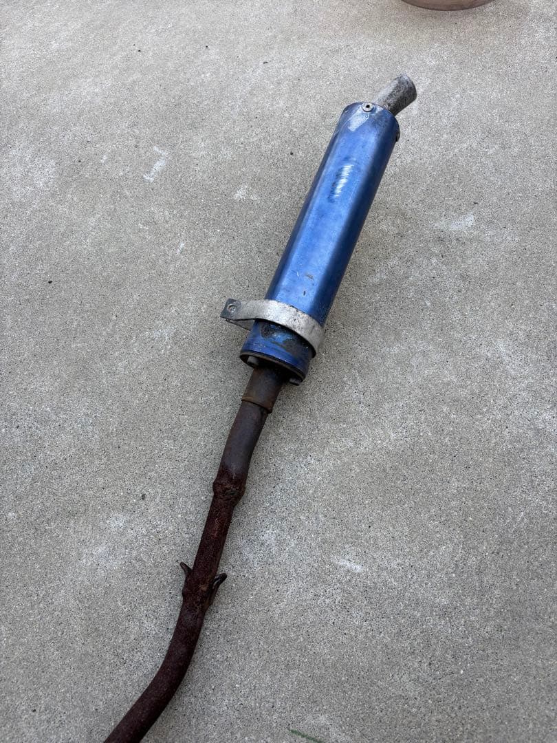 Dog Fight マフラー 錆あり　ns1 チャンバー