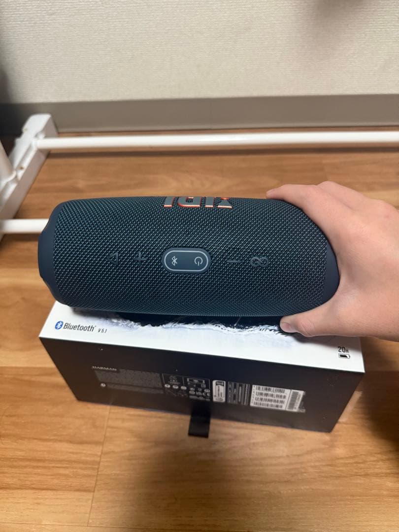 美品　JBL Charge 5 ダークブルー ワイヤレススピーカー