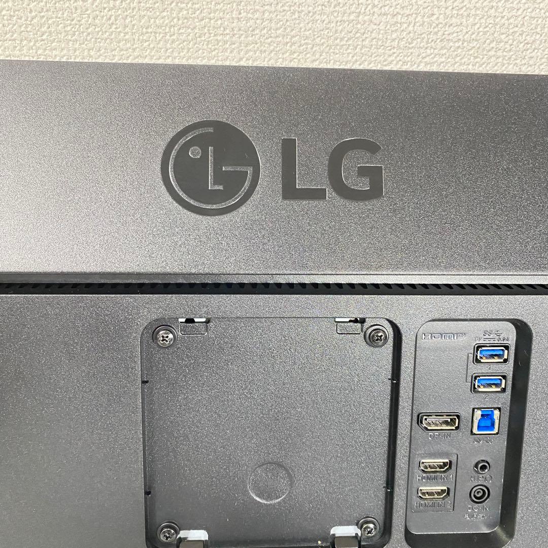 LG ウルトラワイドモニター 34WN750-B 34インチ 平面　スタンド無し