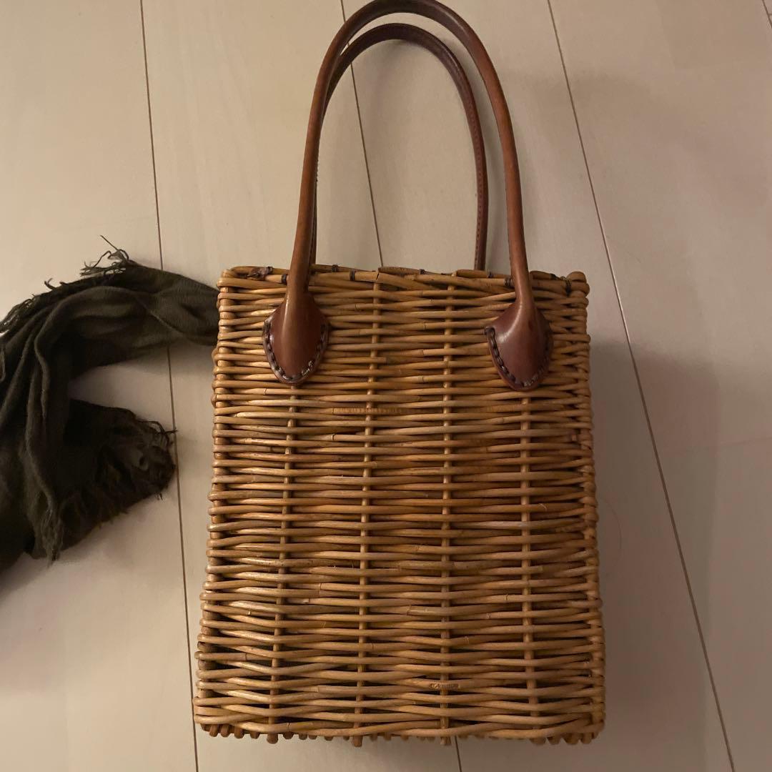エバコス✳︎籐素材のかごバッグ