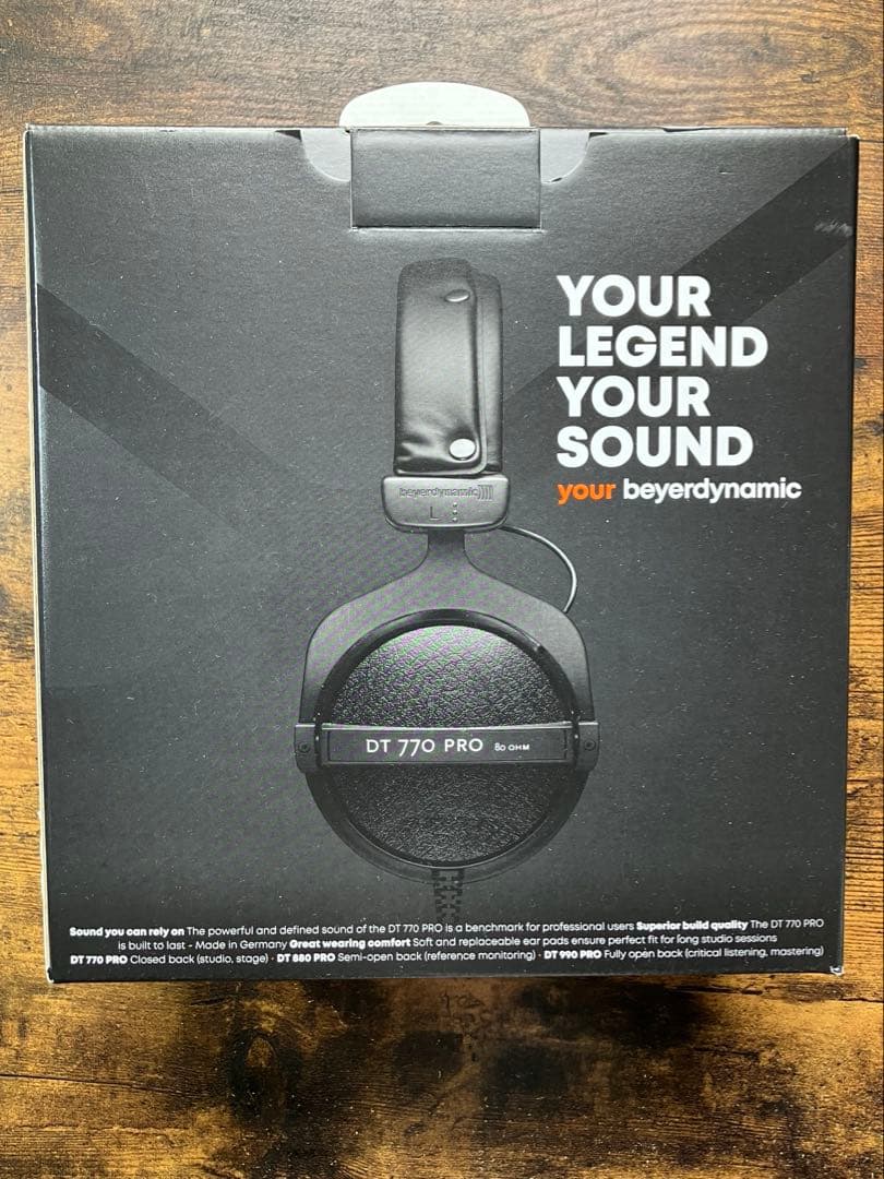 beyerdynamic DT770PRO 80Ω 密閉型モニターヘッドホン