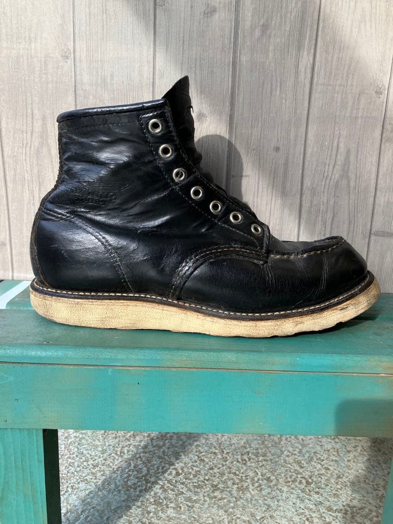RED WING 8130 ブーツ クラシックモックトゥ　ブラック 8.5 2E