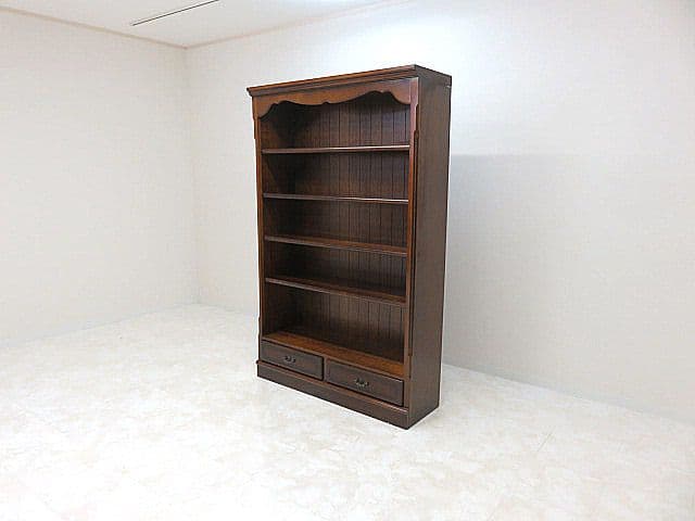 ゆ*き様 美品 カリモク　コロニアル オープンシェルフ 　　書棚/本棚/ブックシ