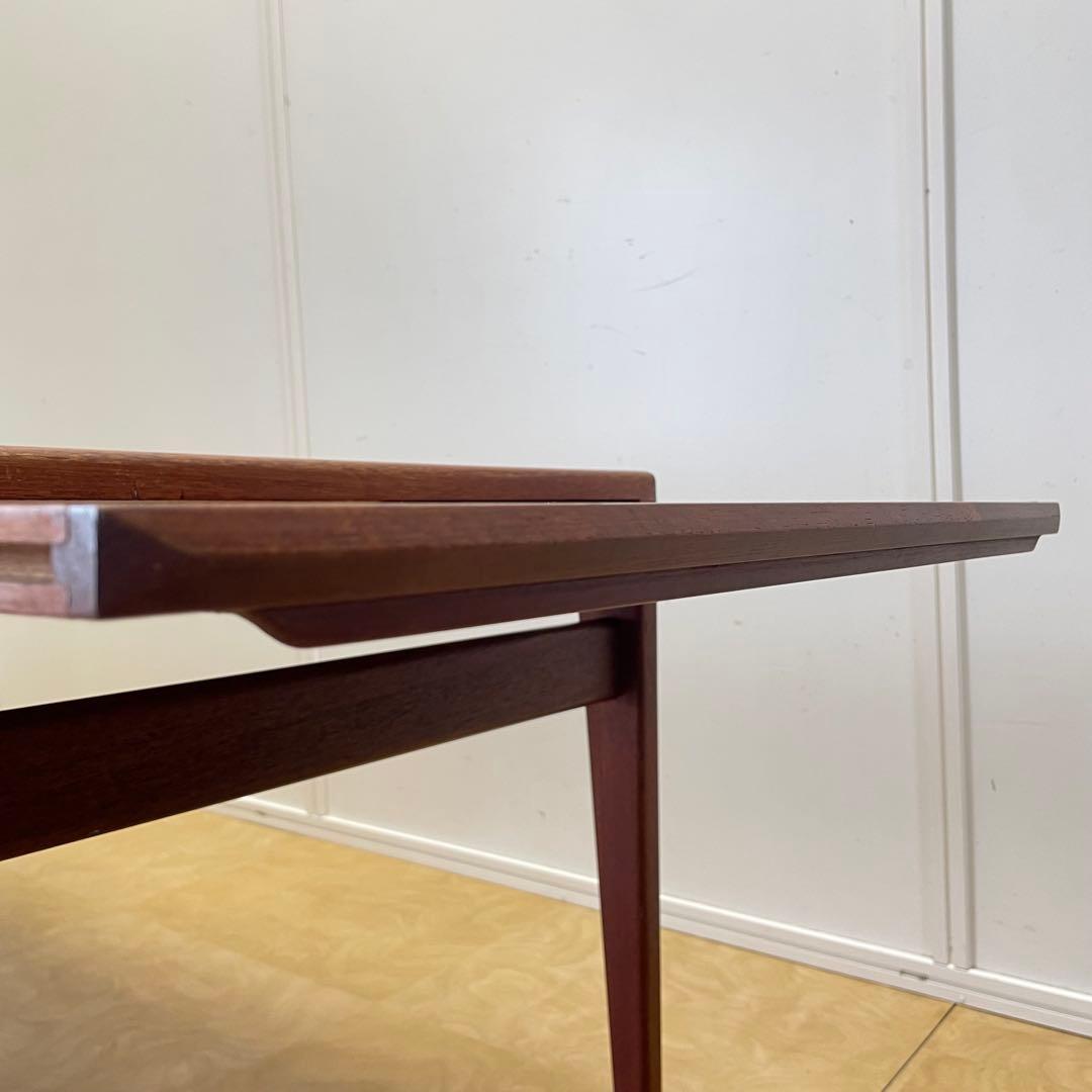 デンマーク チーク材 伸長式テーブル バタフライテーブル 北欧 ビンテージ