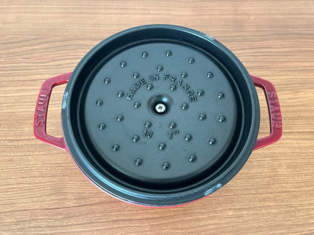 【STAUB】ピコ・ココット ラウンドチェリー/18㎝