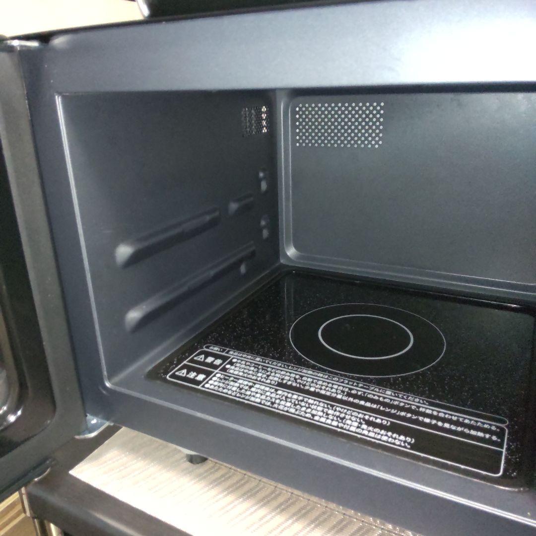 山善 フラットオーブンレンジ 2021年製造PRS-F160V(B) 1,3kw