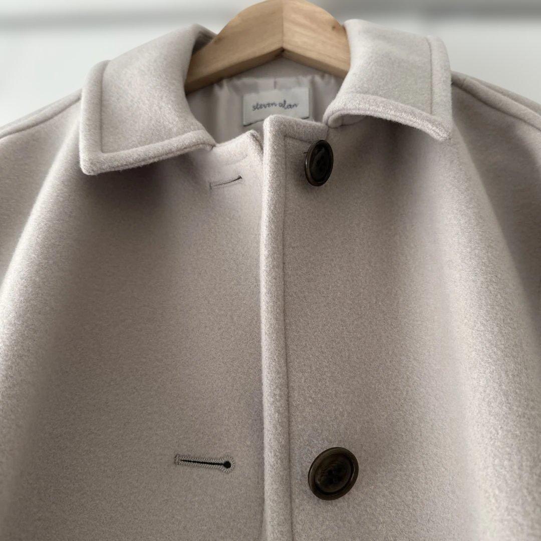 【M.】美品steven alan ウールショートコート　オフホワイト　M