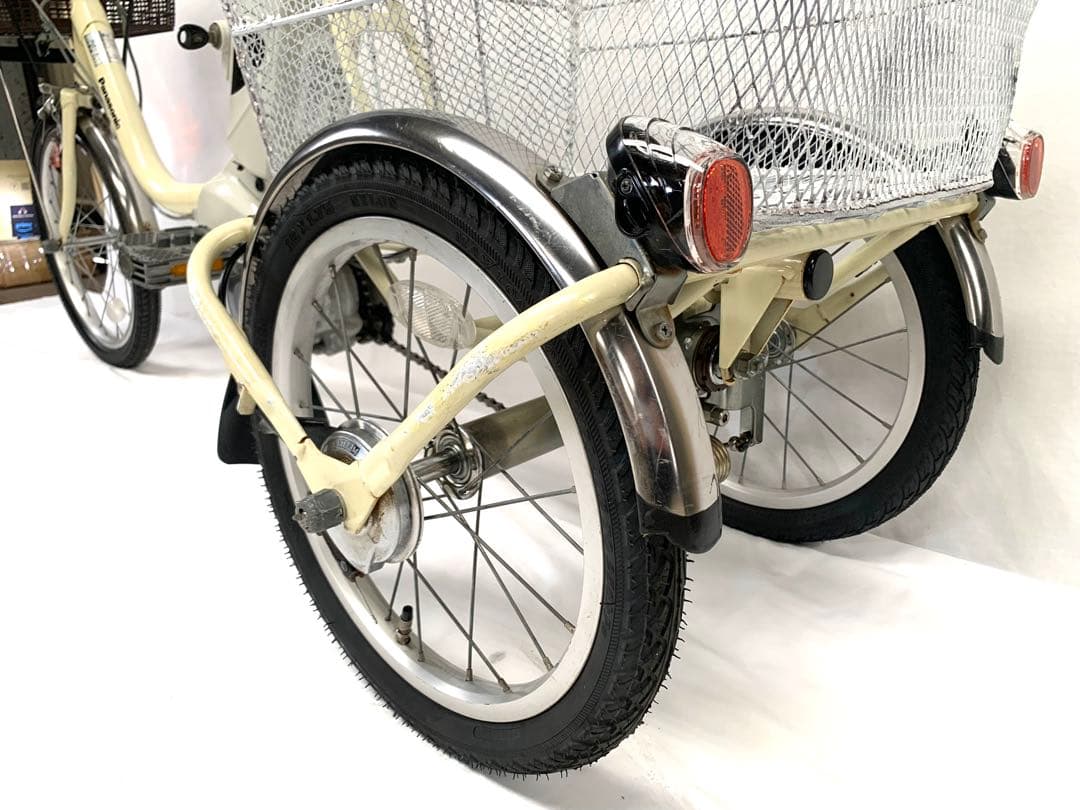 【即乘】送料無料 Panasonic 電動アシスト三輪自転車 Karoyaka