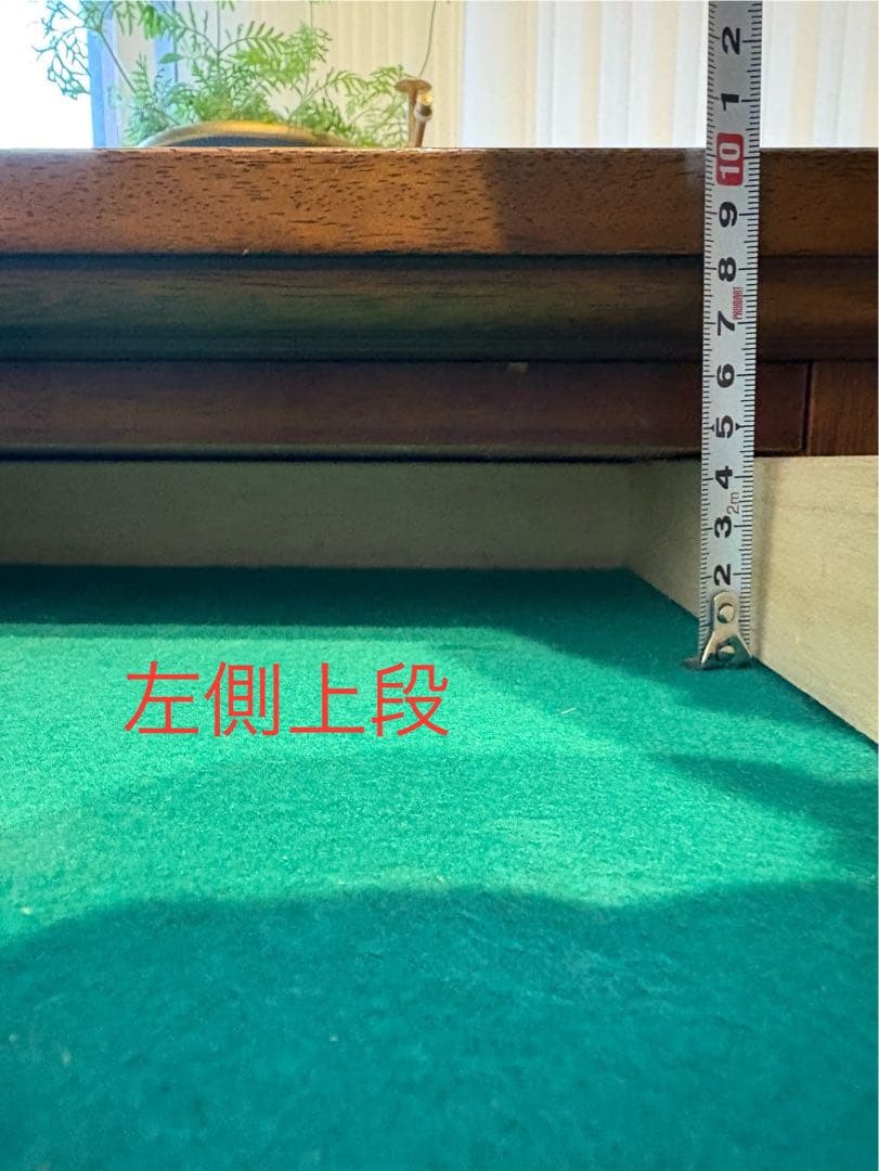 木製大型デスク 引き出し付き