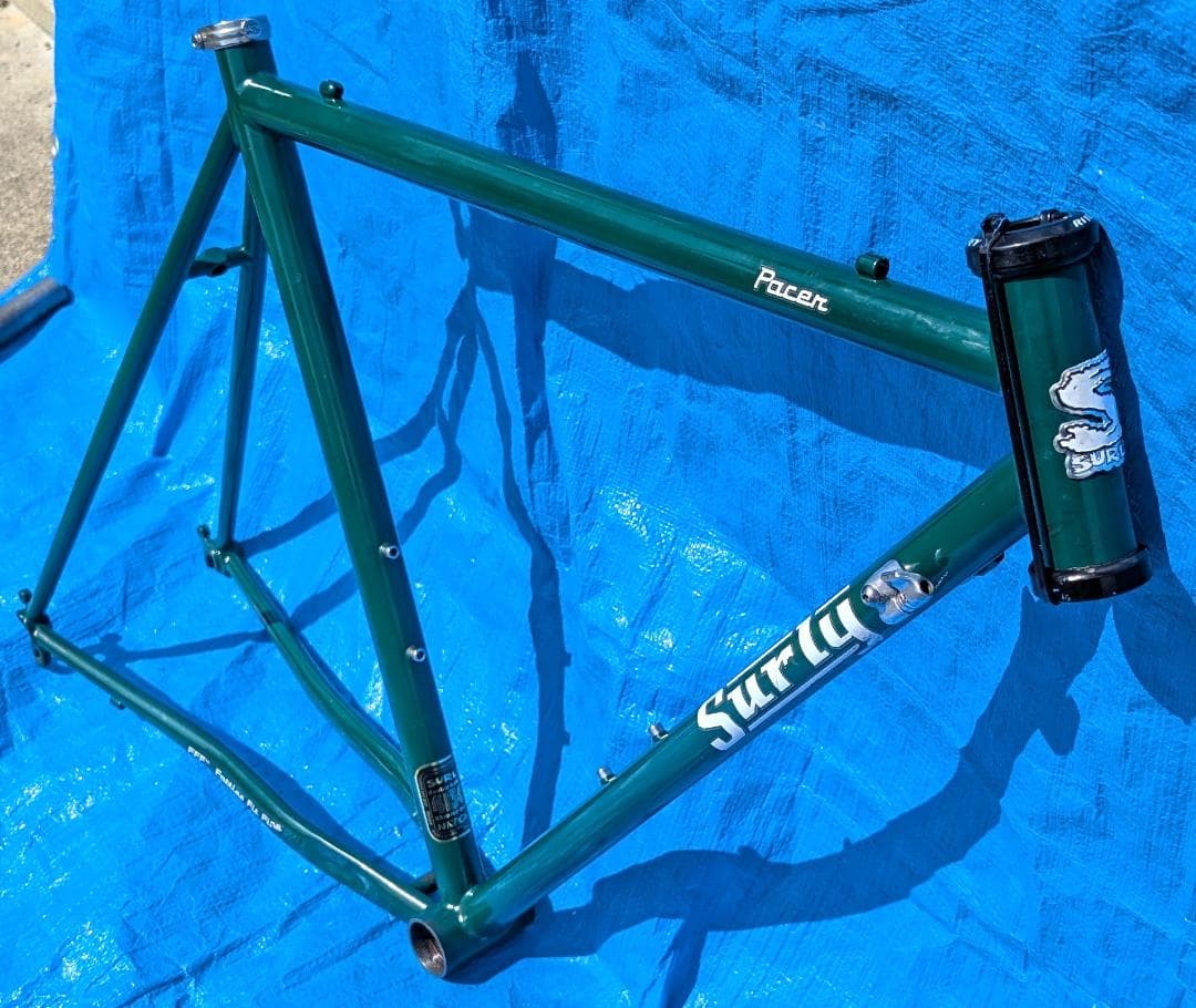 Surly Pacer ロードバイクフレーム グリーン 新品ステッカー付