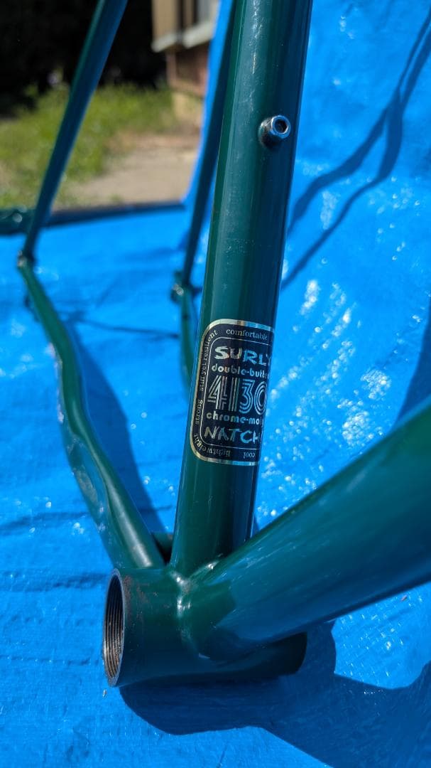 Surly Pacer ロードバイクフレーム グリーン 新品ステッカー付