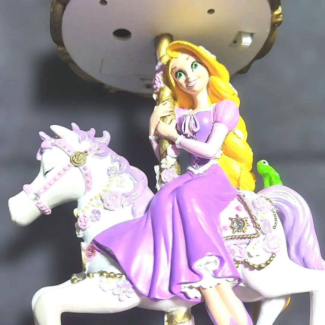 ラプンツェル オルゴールメリーゴーランド回転木馬 廃盤 レア