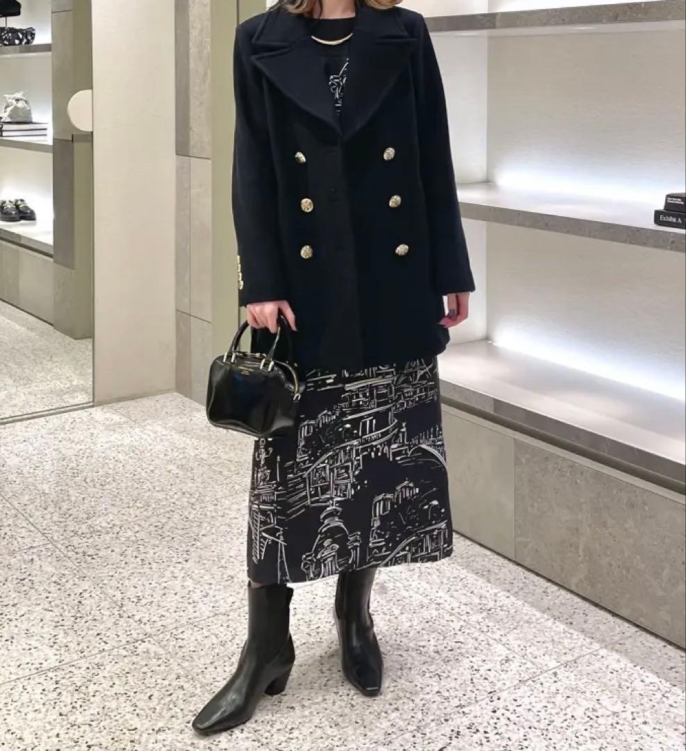 【新品同様】GRACECLASS サイドスリットPコート　グレースコンチネンタル