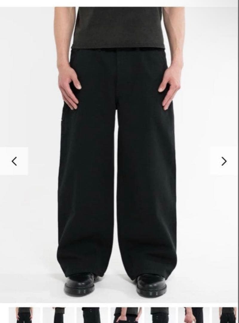 パンツ Asapmode Stacked Canvas Wide-Leg Pants