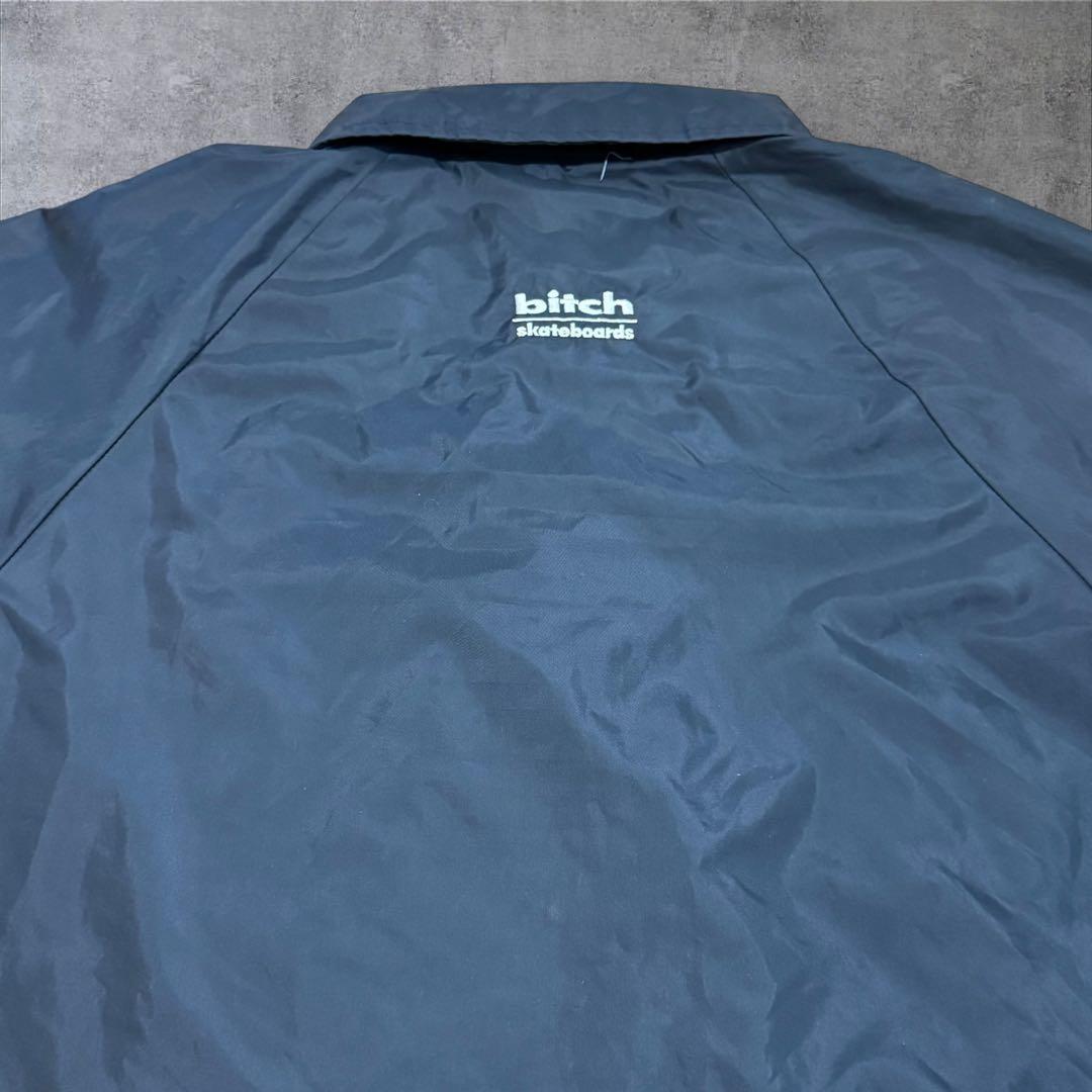 90s BitchSkateboards USA製　刺繍　拳銃ロゴ　ジャケット