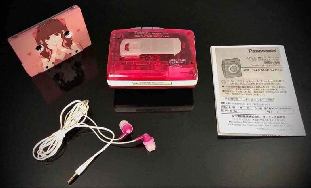 カセットプレーヤー Panasonic RQ-CW03 「 整備済み、完動美品」