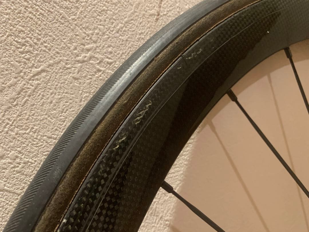 値下げ中 良品 送料込み mavic カーボンホイール 8-10sシマノ