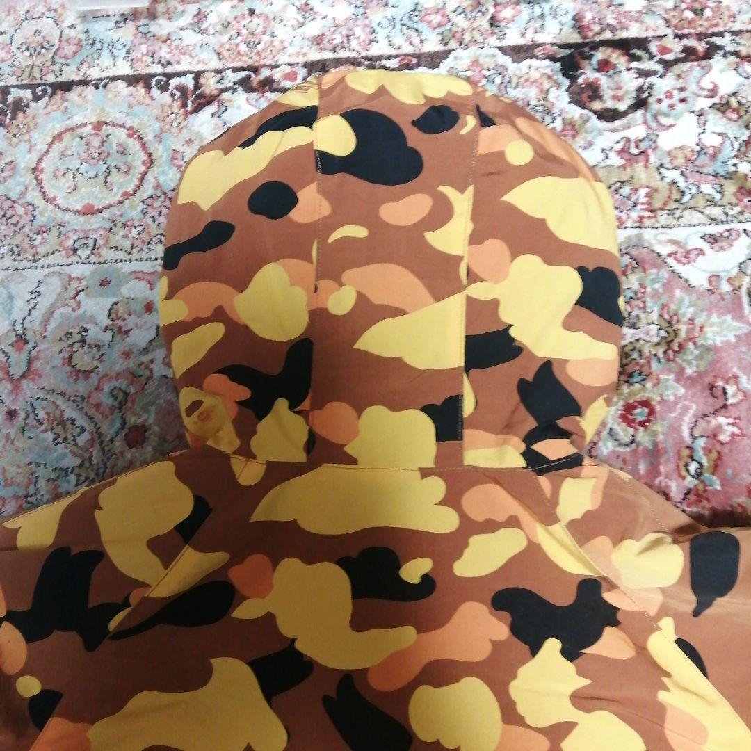 BAPE プルオーバージャケット オレンジ カモ 迷彩