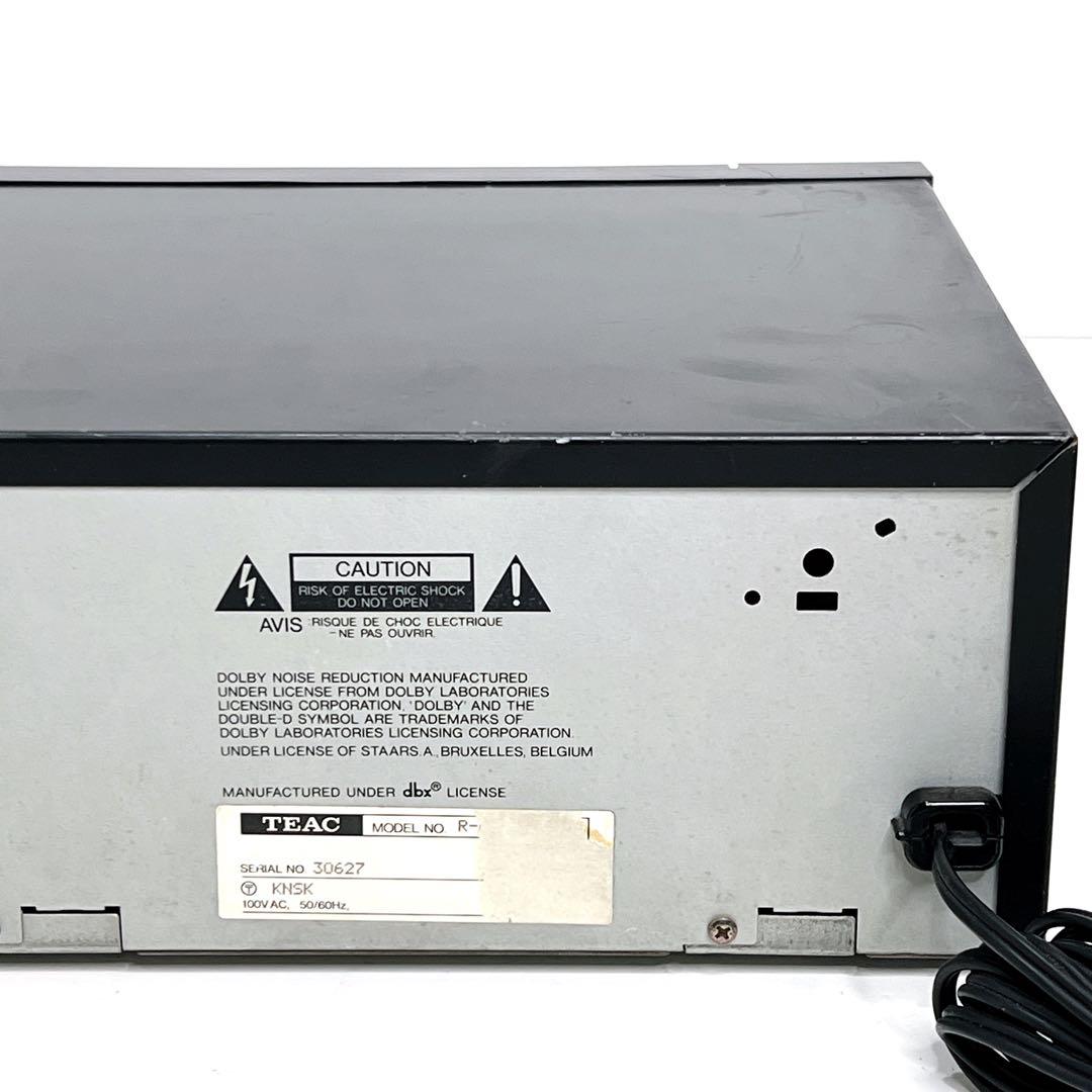 【良品・動作品】 TEAC R-606X カセットデッキ 再生OK dbx