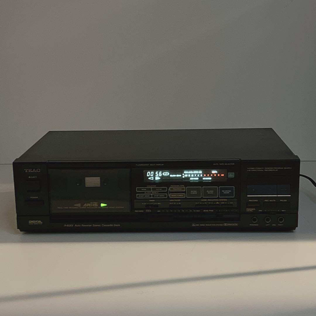 【良品・動作品】 TEAC R-606X カセットデッキ 再生OK dbx