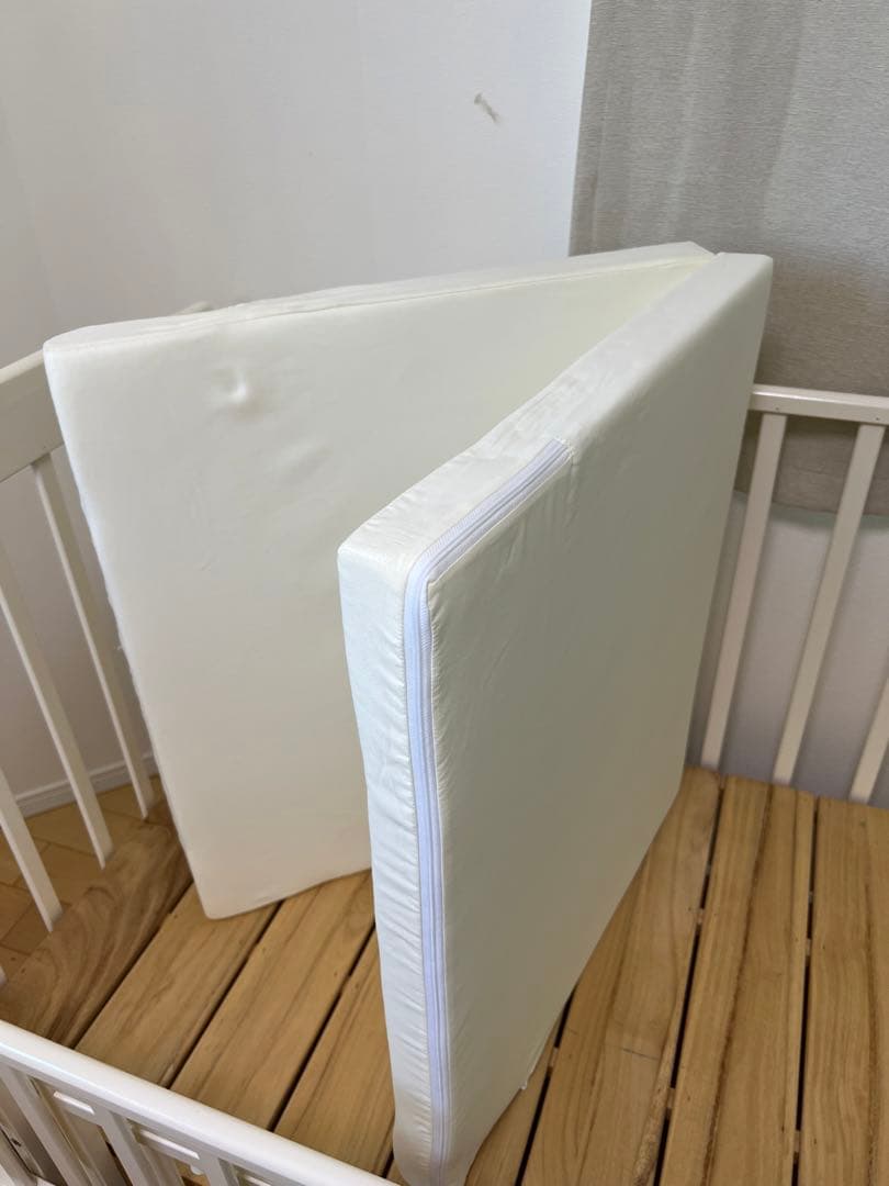 ゆう ベビーベッド、マットレス、バウンサー、おふろマットなど　引き取りのみ