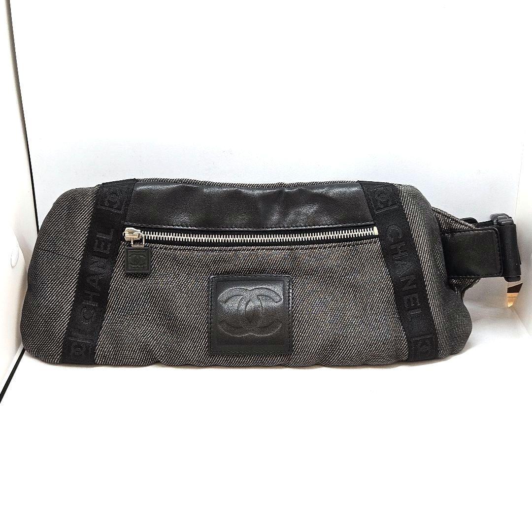 シャネル ココマーク スポーツライン ボディバッグ ウエストバッグ