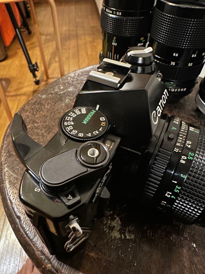 Canon AE-1 Program黒＋FD豪華レンズ4本