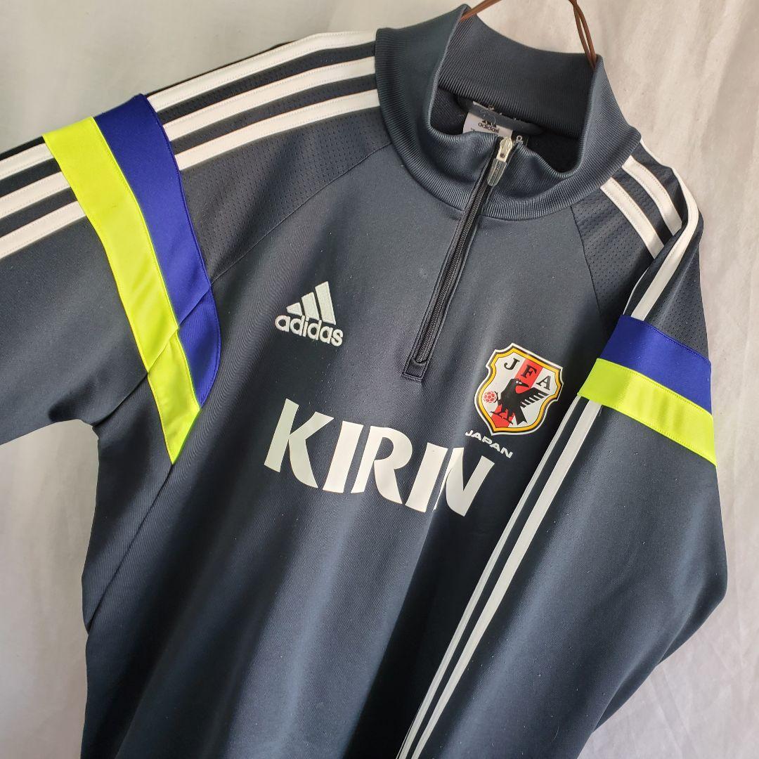 adidas アディダス 日本代表　練習用　　サムライブルー ロングTシャツ