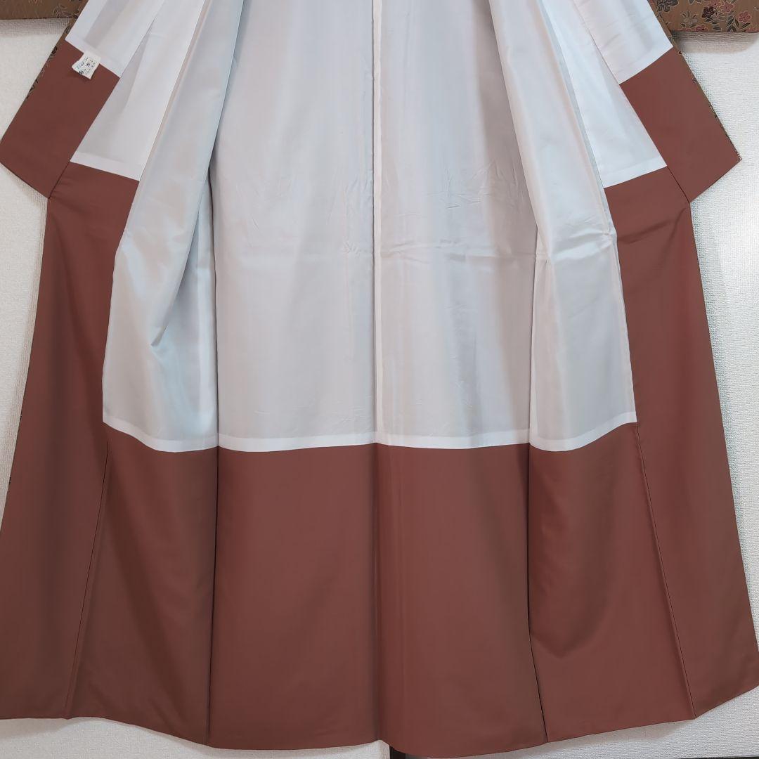 【三花】美品　東レシルック　東洋和装　袷　洗える着物　リユース