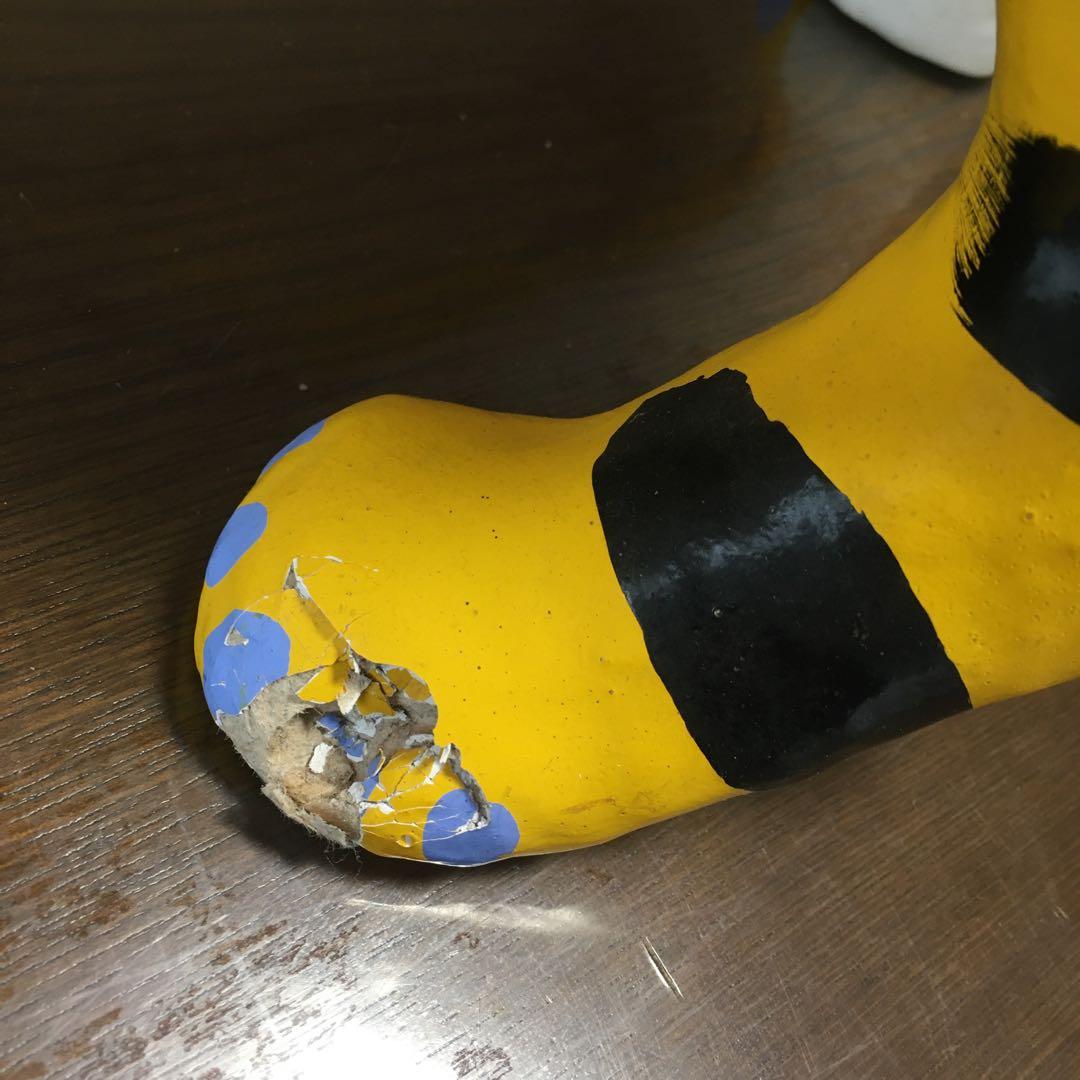 訳あり　出雲張子　高橋孝市作　首振り虎　張子虎　大