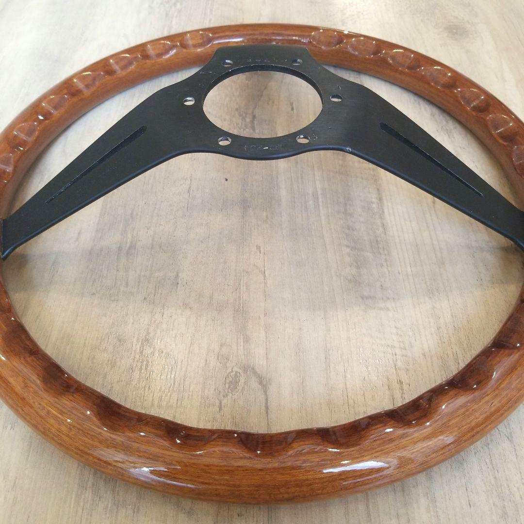 NARDI☆ナルディクラシックウッド&ブラックスポークディープコーン/N771