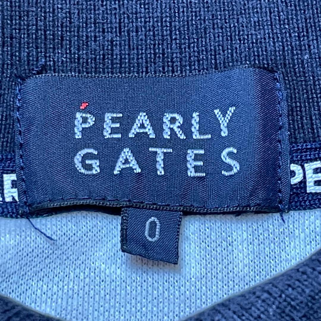 パリーゲイツ PEARLY GATES ポロワンピース 刺繍 ワッペン 紺