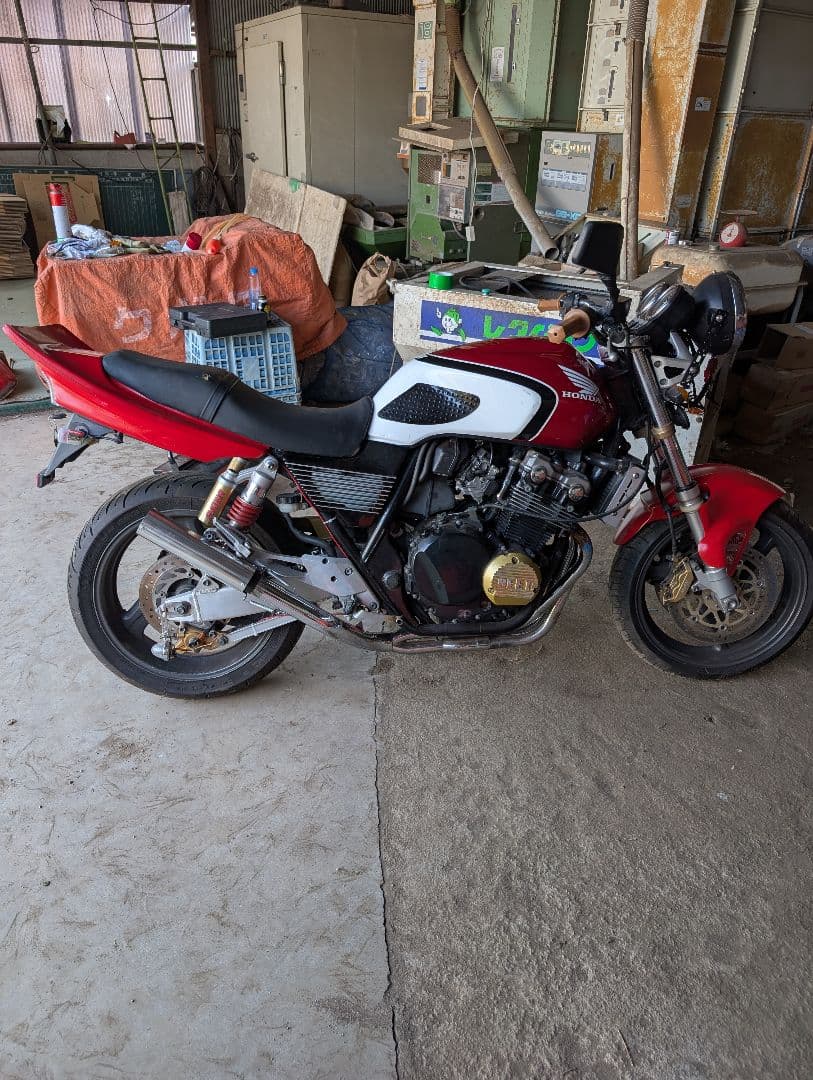 cb400sf nc39プリティレーシングマフラー