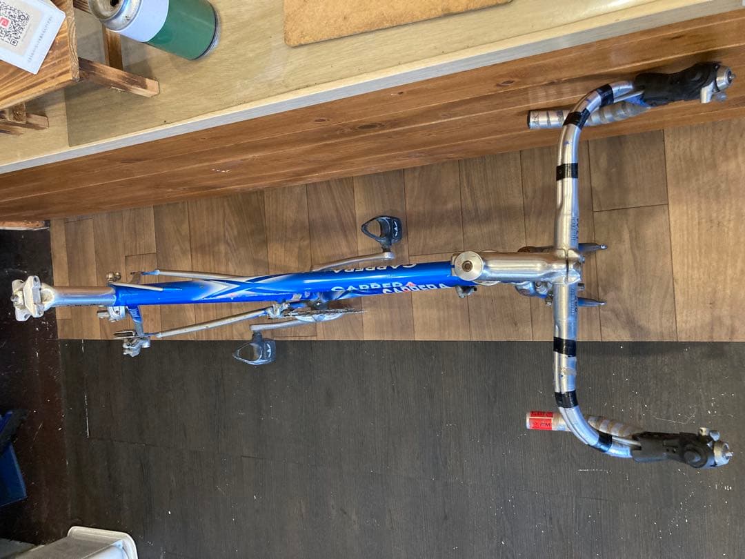 【現状販売！CARRERAフレームetc.】2×9速　クロモリ　700c