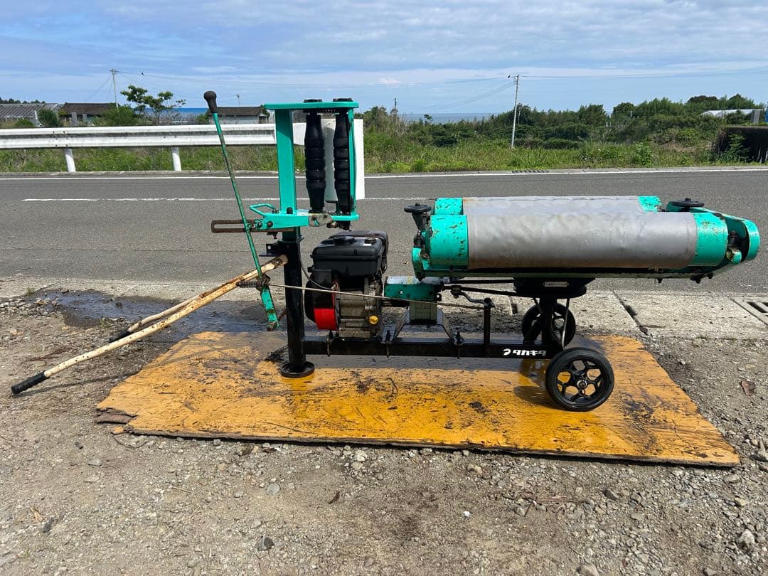 宮崎　タカキタ ラッピングマシーン　梱包機 ミニラップマシン エンジン式　動画有