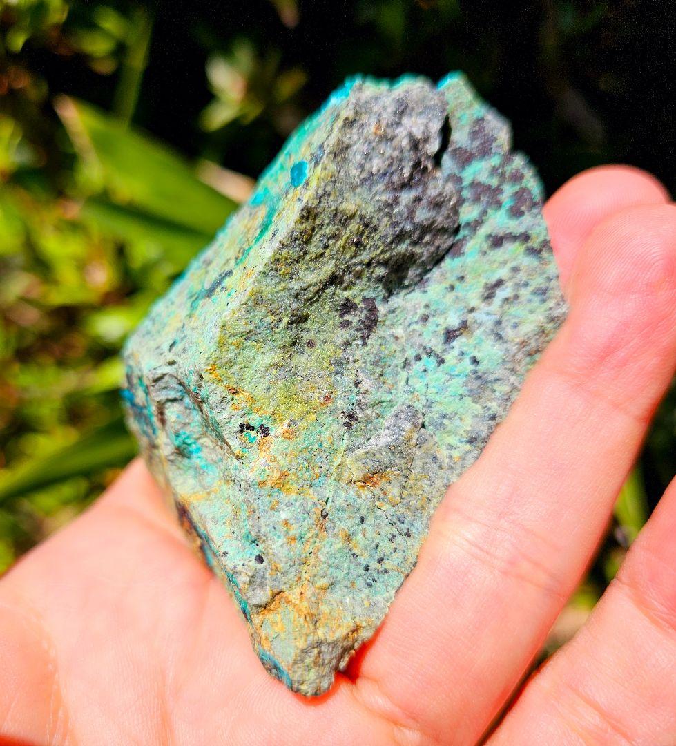 約100g以上あり‼️金運を呼ぶ‼️アメリカ産 クリソコラ 原石