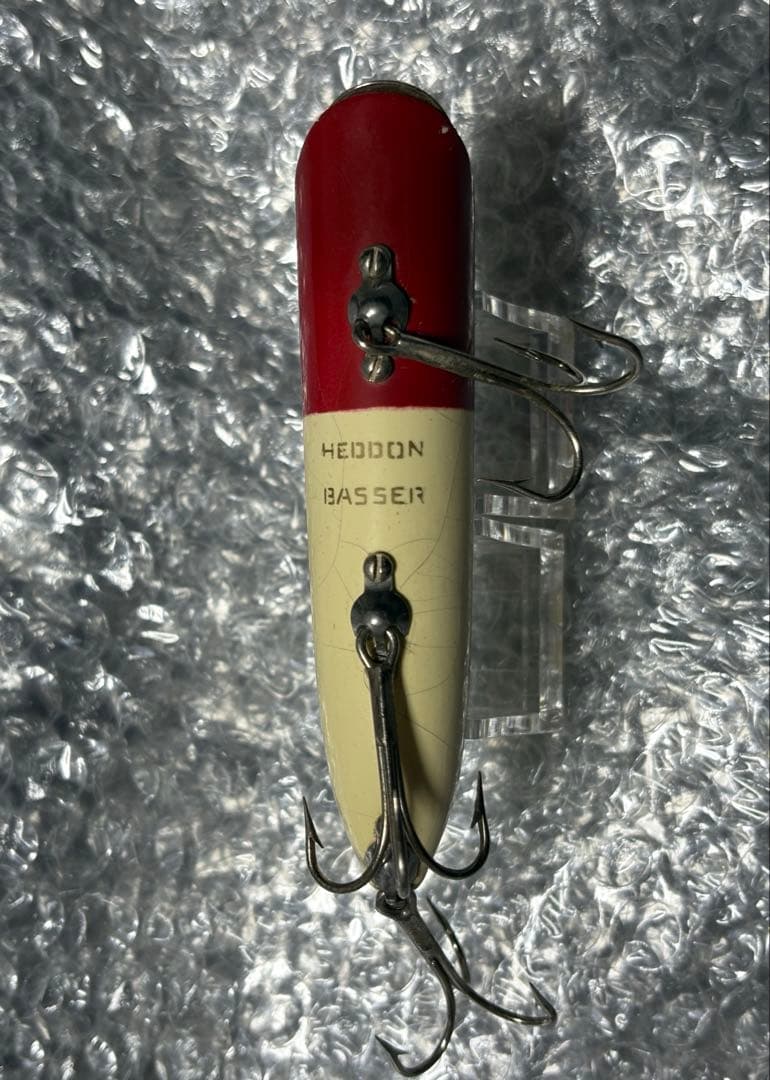 オールドヘドン　バサー　金目　書き目　1950s HEDDON BASSER