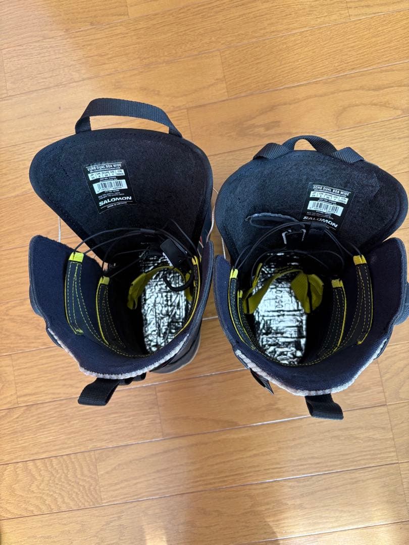 24 25 salomon echo dual boa wide サイズ25cm